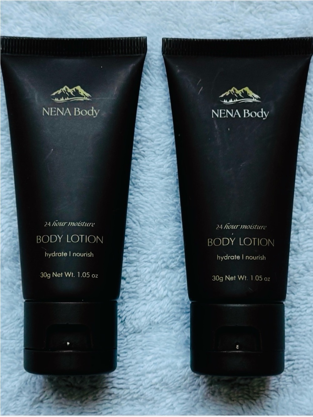 NENA SKINCARE Glacial Body Lotion Mini Duo 1oz X 2 BRAND NEW/SEALED